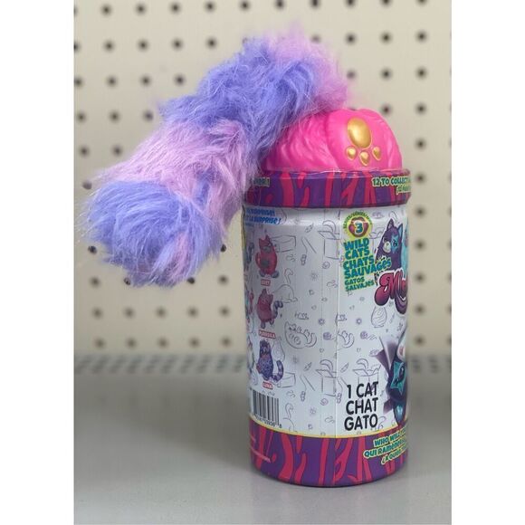 Misfittens Cat Plush Wild Cats Series 3 Purple Tail - Picture 3 of 4